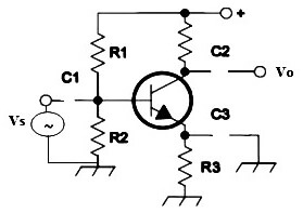 Equivalent Common Emitter circuit for DC signals