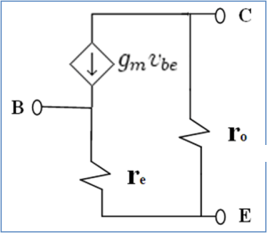 Small signal T model of transistor