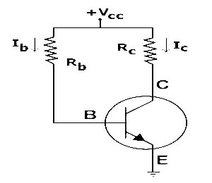 Transistor fixed bias circuit