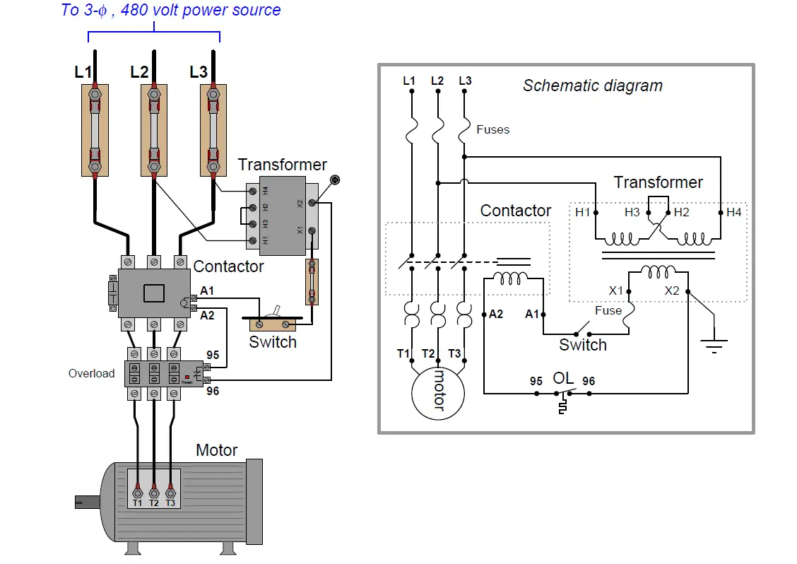 Motor Control Circuit Wiring Instrumentation Tools