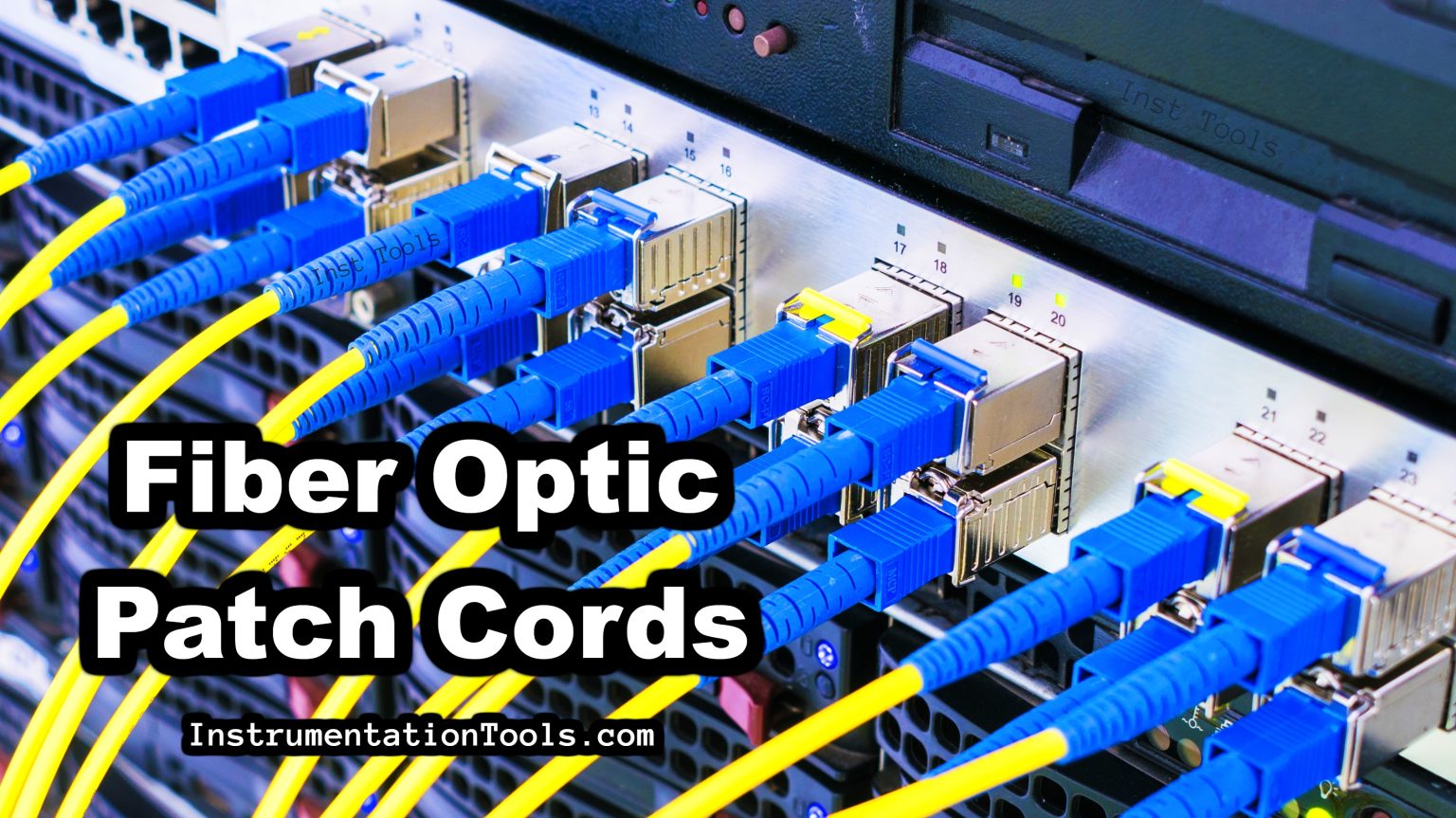 What Is A Fiber Optic Patch Cord Types Explained