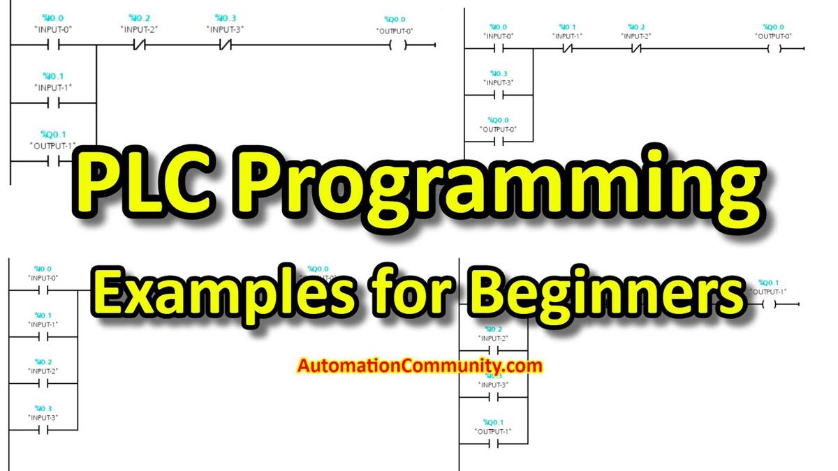 'Video thumbnail for PLC Programming Examples for Beginners - Holding and Latching'