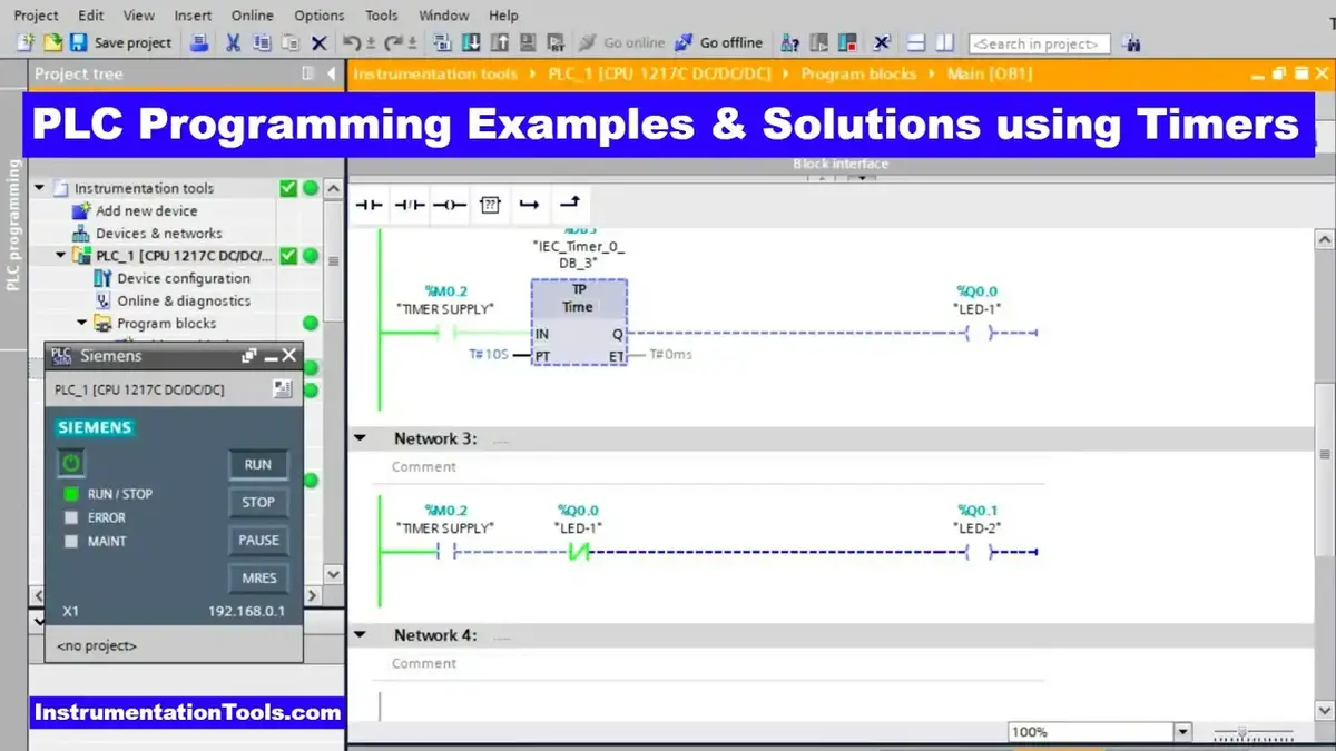'Video thumbnail for PLC Programming Examples and Solutions using Timers'