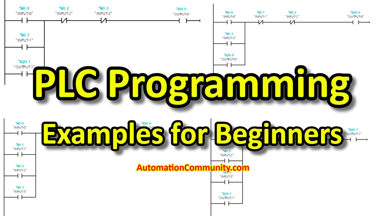 PLC Programming Examples For Beginners - Holding And Latching