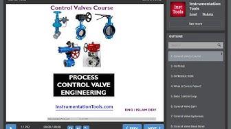 'Video thumbnail for Control Valves Course | Free Online Control Valve Training'