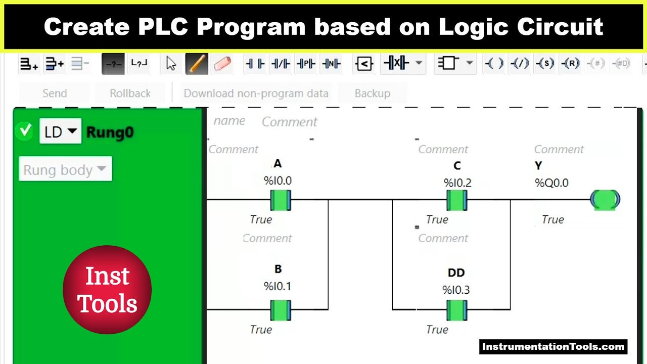 Create PLC Program based on Logic Circuit - Tutorial for Beginners