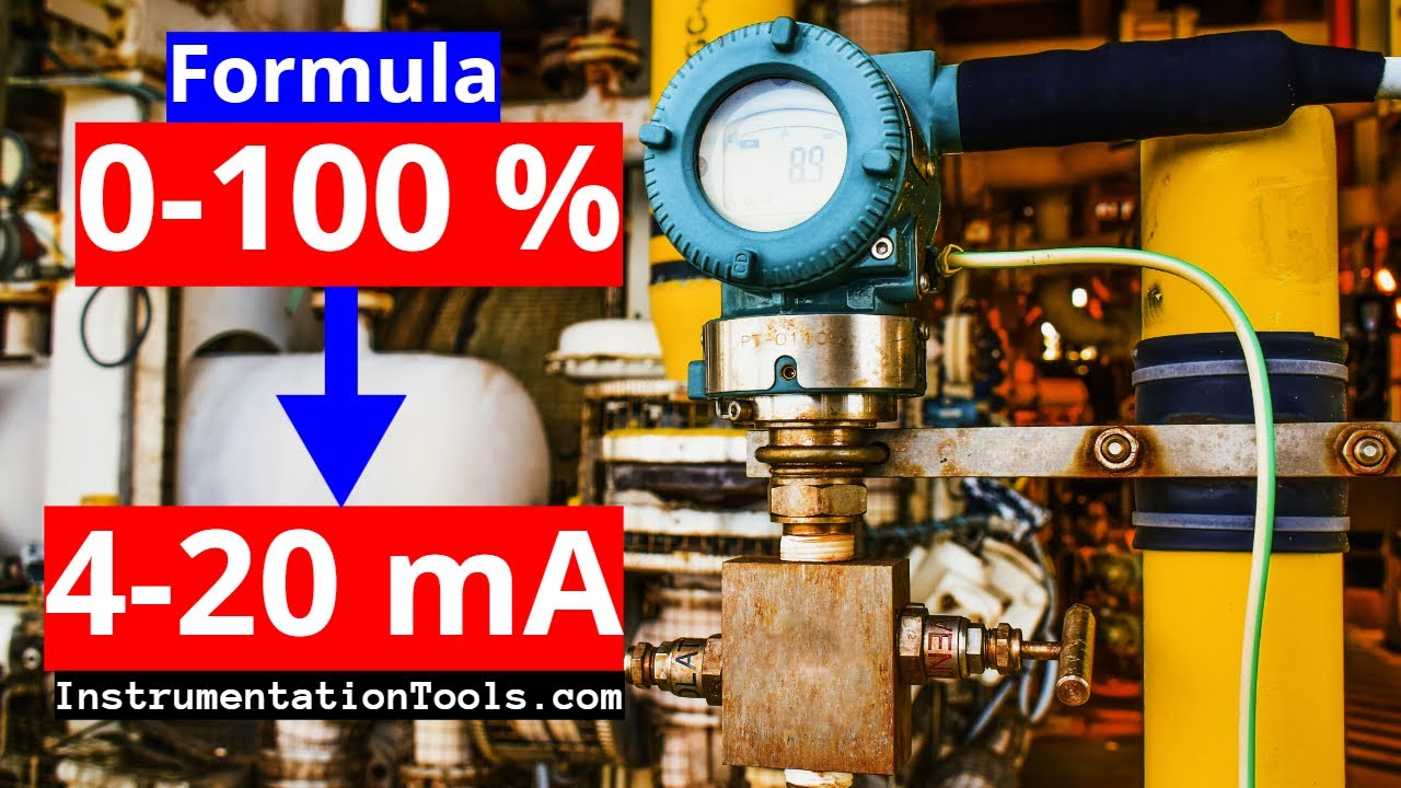 How to Calculate 4 to 20 mA from Percentage? - Instrumentation Formula