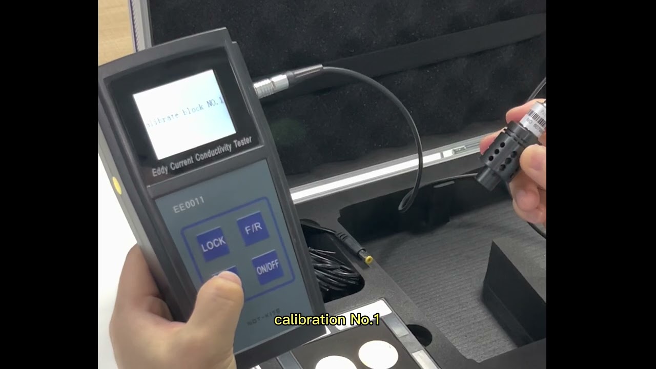 Eddy Current Conductivity Meter EE0011 Calibration Video
