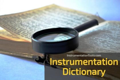 Instrumentation Dictionary