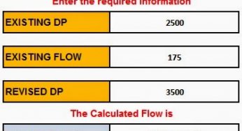 DP Flow Transmitter Re-Ranging Calculation