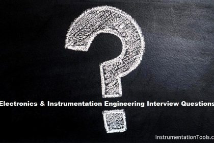 Electronics & Instrumentation Engineering Interview Questions For Freshers