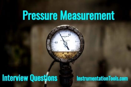 Pressure Measurement Interview Questions