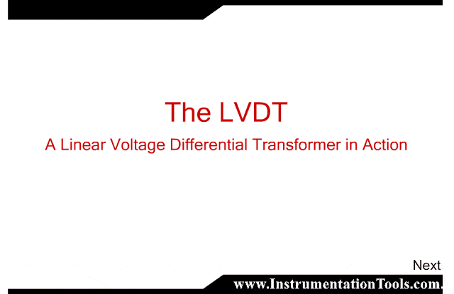 LVDT Working Principle Animation