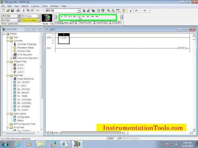 RSLogix 500 PLC Programming