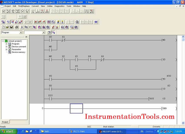 How to program Mitsubishi PLC