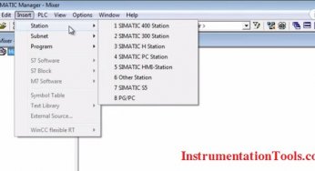 Siemens S7 300 and STEP 7 PLC program using SIMATIC Software