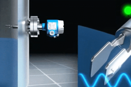Vibrating Fork Level Switch Working Animation