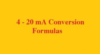 Standard 4 to 20 mA Conversion Formula