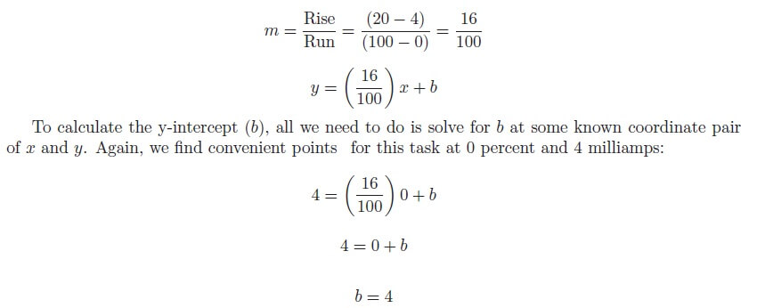 Easy 4 to 20 mA Formula 