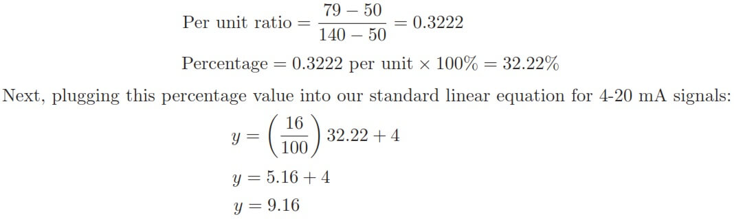 Temperature Transmitter calculation