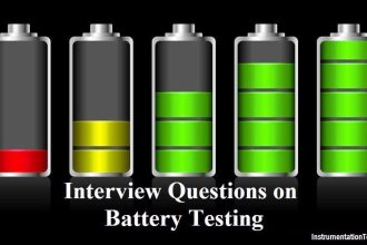 Interview Questions on Battery Testing