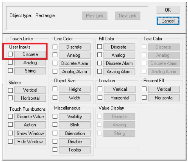 Discrete Inputs in InTouch