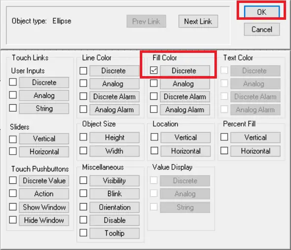 Fill Color InTouch Scada