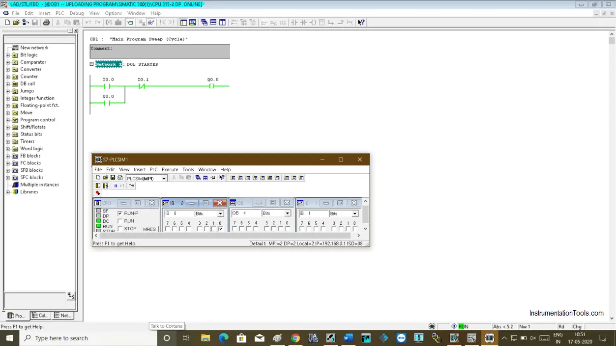 How to Upload PLC Program in Siemens PLC if Upload Icon is Disabled