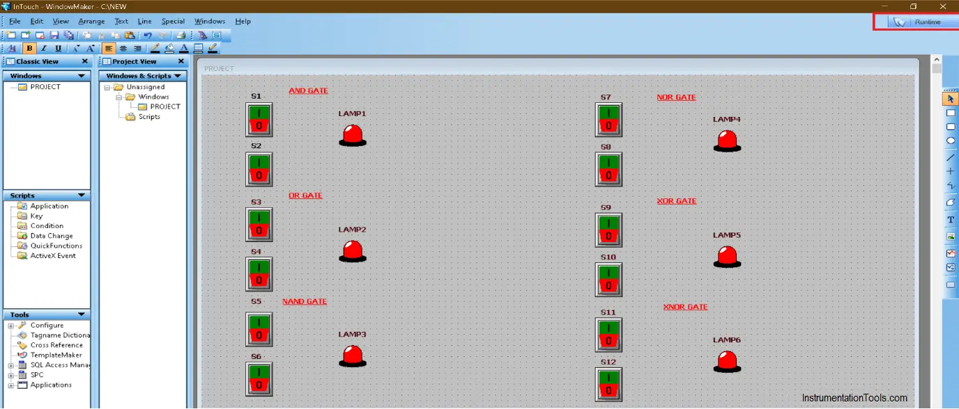 InTouch SCADA Condition script Tutorial for Beginners