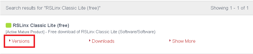 RSLinx Classic Lite Free Version