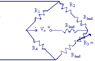 RTD lead resistances Wiring
