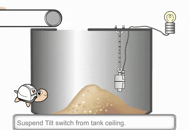 Tilt Level Switch Working Animation