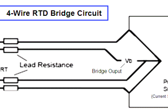 4-wire RTD Bridge Circuit