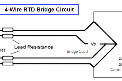 4-wire RTD Bridge Circuit