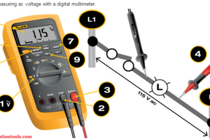 Measure AC Voltage using Multimeter