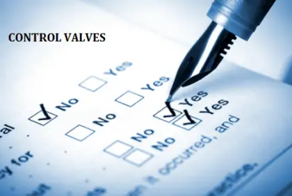 Basic Requirements of Sizing the Control Valves