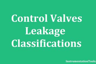 Control Valves Leakage Classifications
