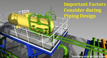 Important Factors Consider during Piping Design