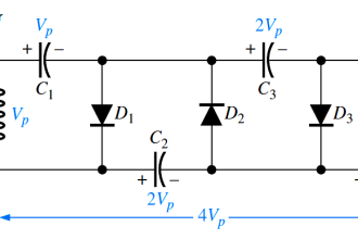 Diodes Voltage Quadrupler