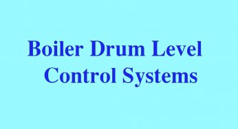 Boiler Drum Level Control Systems
