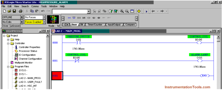 PLC Ladder Logic Example | PLC Example Ladder Programs