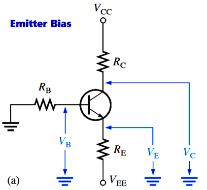 transistor-emitter-bias