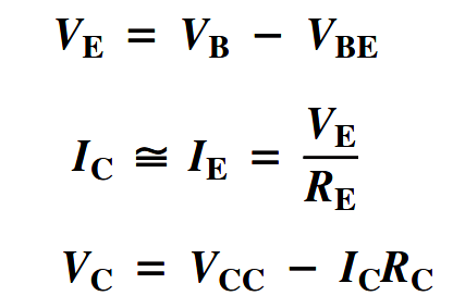 Transistor-Voltage-divider-bias-formula