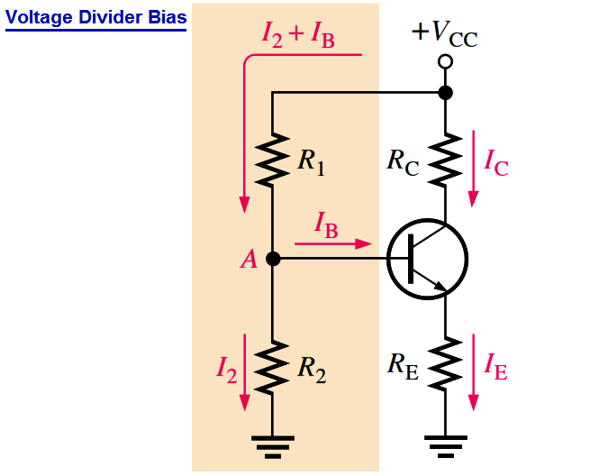 Transistor Voltage Divider Bias