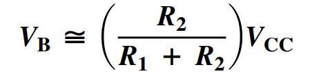 voltage-divider-bias-formula