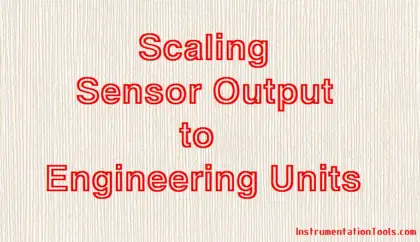 Scaling Sensor Output to Engineering Units