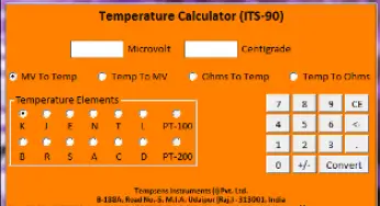 Thermocouple / RTD Calculator