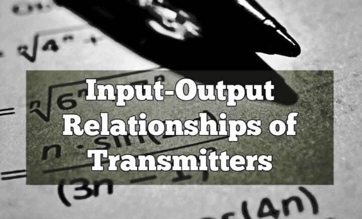 input-output-relationships-of-transmitters
