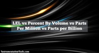 LEL vs Percent By Volume vs Parts Per Million vs Parts per Billion