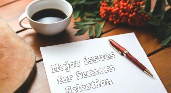 Major issues for Sensors Selection